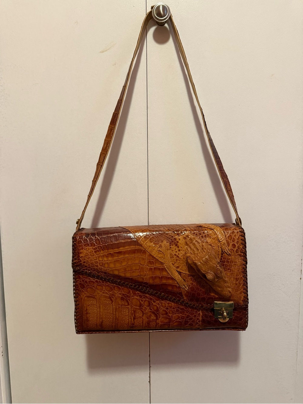 Vintage Genuine Alligator Leather Purse Made in Florida USA